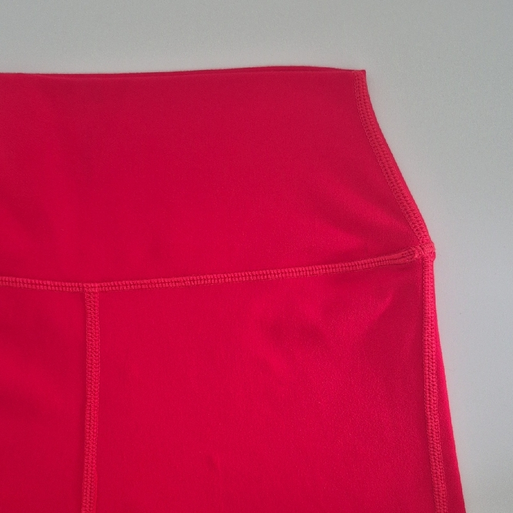 WeWoreWhat Red High-Waist Bike Shorts / SIZE S - Picture 8 of 13